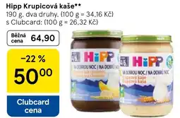Tesco Hipp Krupicová kaše nabídka