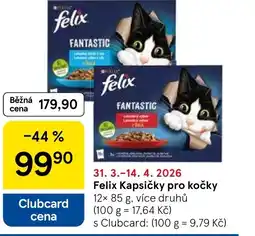 Tesco Felix Kapsičky pro kočky nabídka