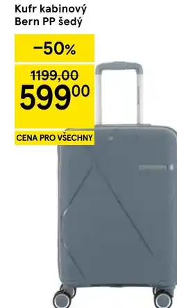 Tesco Kufr kabinový Bern PP šedý nabídka