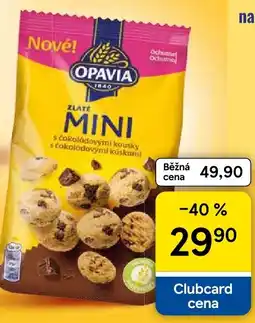 Tesco Opavia zlaté mini sušenky nabídka