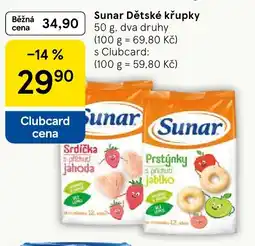 Tesco Sunar Dětské křupky nabídka