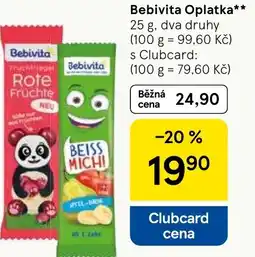 Tesco Bebivita Oplatka nabídka