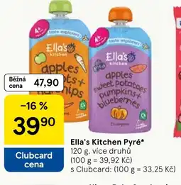Tesco Ella's Kitchen Pyré nabídka
