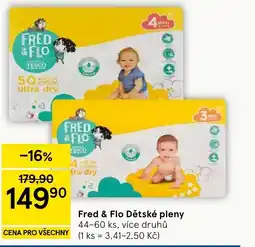 Tesco Fred & Flo Dětské pleny nabídka