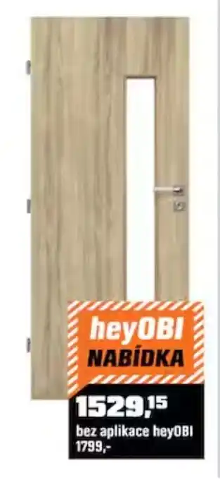 OBI Voster falcové interiérové dveře metrix 2/3, lakované, dub bělený, 80 L nabídka