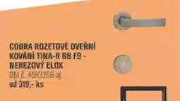 OBI Cobra rozetové dveřní kování tina-r bb f9- nerezový elox nabídka