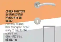OBI Cobra rozetové dveřní kování Paola-R III BB nerez nabídka