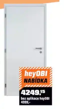 OBI Doornite interiérové protipožární dveře lume extra cpl bílé 80 L nabídka