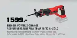 OBI Einhell power x-change aku univerzální pila te-ap 18/22 li-solo nabídka