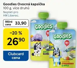 Tesco Goodies Ovocná kapsička nabídka