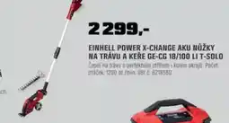 OBI Einhell power x-change aku nůžky na trávu a keře ge-cg 18/100 li t-solo nabídka