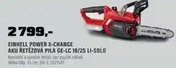 OBI Einhell power x-change aku řetězová pila ge-lc 18/25 li-solo nabídka