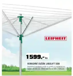 OBI LEIFHEIT Venkovní sušák linolift 500 nabídka