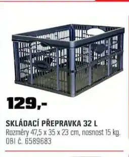 OBI Skládací přepravka 32 L nabídka