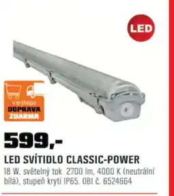 OBI Led svítidlo classic-power nabídka