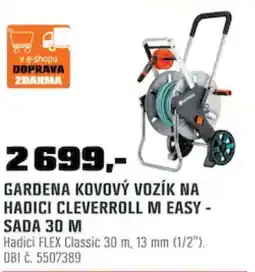 OBI Gardena kovový vozík na hadici cleverroll m easy - sada nabídka
