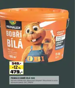 OBI Primalex bobří bílá nabídka