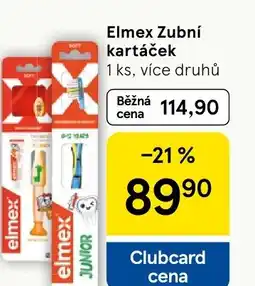 Tesco Elmex Zubní kartáček nabídka