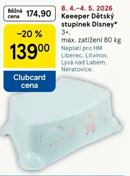 Tesco Keeeper Dětský stupínek Disney nabídka
