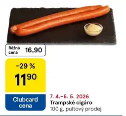 Tesco Trampské cigáro nabídka