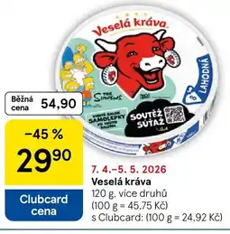 Tesco Veselá kráva nabídka