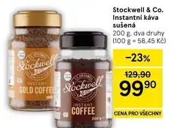 Tesco Stockwell & Co. Instantní káva sušená nabídka