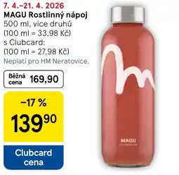 Tesco MAGU Rostlinný nápoj nabídka