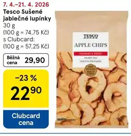 Tesco Tesco Sušené jablečné lupínky nabídka