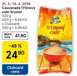 Tesco Cassonade Třtinový cukr krystal nabídka