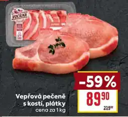 Billa Vepřová pečeně s kostí, plátky nabídka