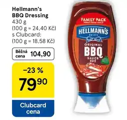 Tesco Hellmann's BBQ Dressing nabídka