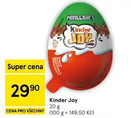 Tesco Kinder Joy nabídka
