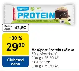 Tesco MaxSport Protein tyčinka nabídka