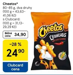 Tesco Cheetos nabídka