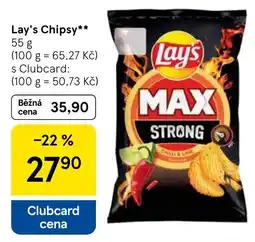 Tesco Lay's Chipsy nabídka