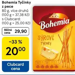 Tesco Bohemia Tyčinky z pece nabídka