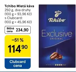 Tesco Tchibo Mletá káva nabídka