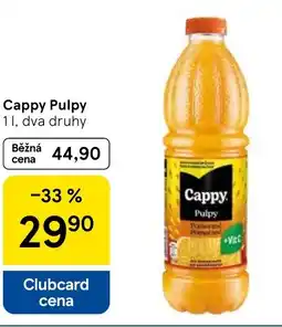 Tesco Cappy Pulpy nabídka