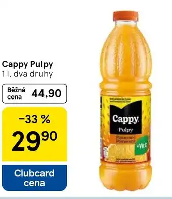 Tesco Cappy Pulpy nabídka