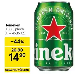 Tesco Heineken nabídka
