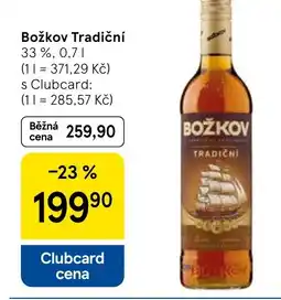 Tesco Božkov Tradiční nabídka