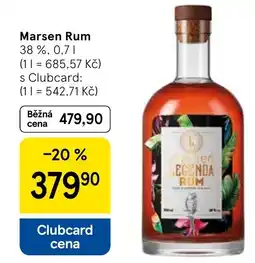 Tesco Marsen Rum nabídka