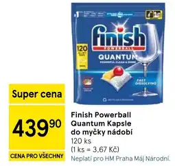Tesco Finish Powerball Quantum Kapsle do myčky nádobí nabídka