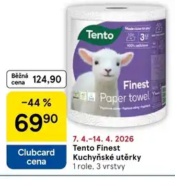 Tesco Tento Finest Kuchyňské utěrky nabídka
