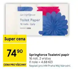 Tesco Springforce Toaletní papír nabídka