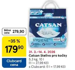 Tesco Catsan Stelivo pro kočky nabídka