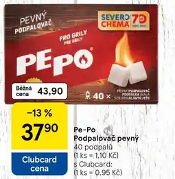 Tesco Pe-Po Podpalovač pevný nabídka