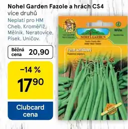 Tesco Nohel Garden Fazole a hrách CS4 nabídka