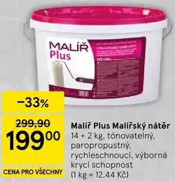 Tesco Malíř Plus Malířský nátěr nabídka