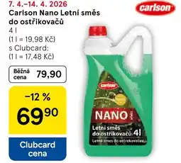 Tesco Carlson Nano Letní směs do ostřikovačů nabídka